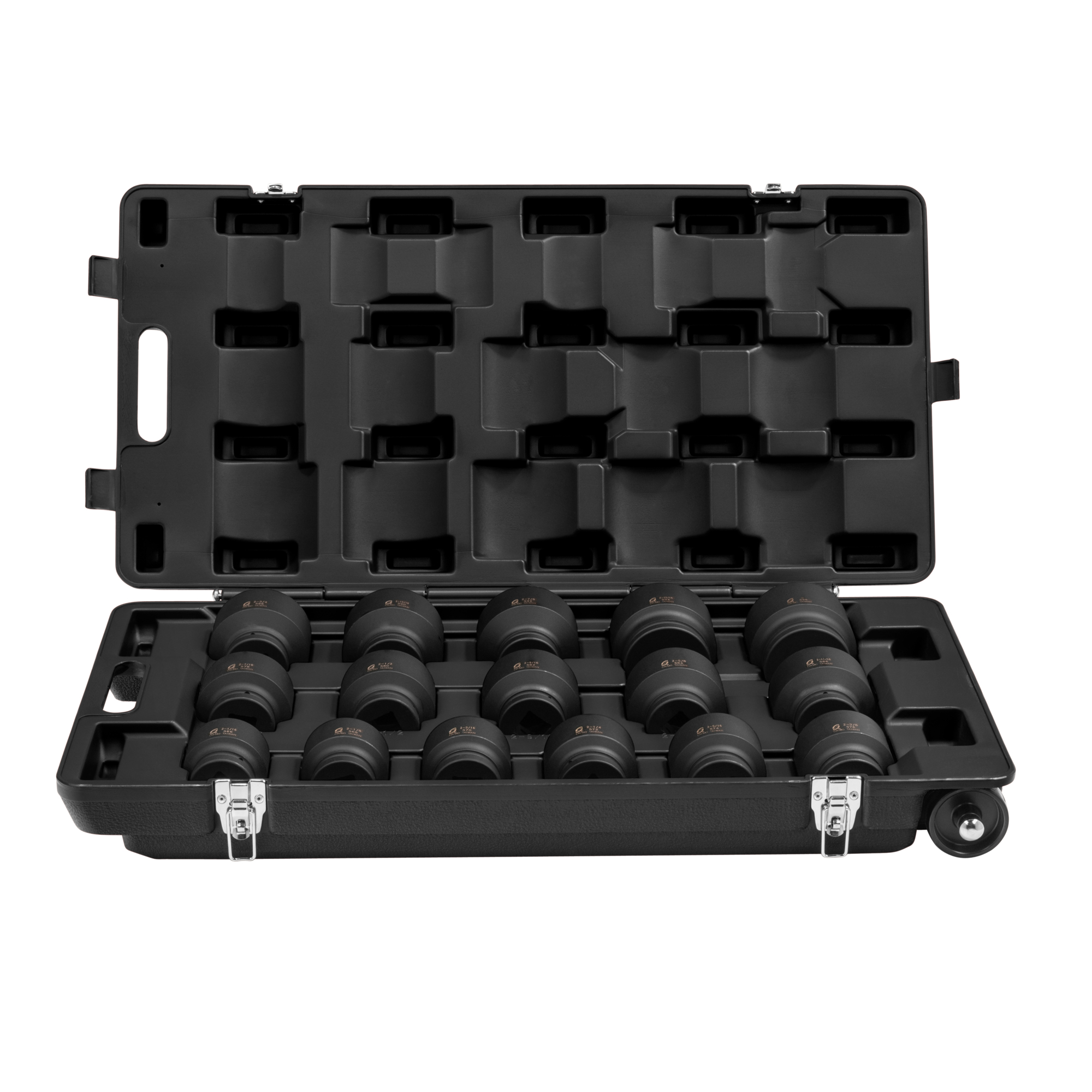 Sunex Tools 1in. Dr SAE 6-Point Standard Impact Socket Set — 16 Pcs, CR-MO Alloy Steel, Black Phosphate Finish, Model# 5616